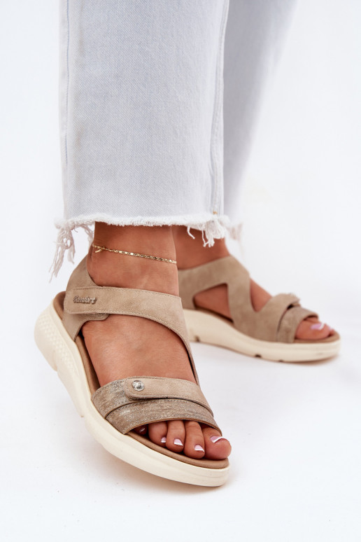 Damensandalen Auf einem Keil Beige Es mussroriella Damensandalen Auf einem Keil Beige Es mussroriella