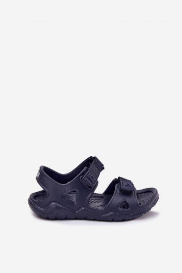 Leichte Hausschuhe Sandalen Kindisch Big Star RR374512 Dunkelblau 2