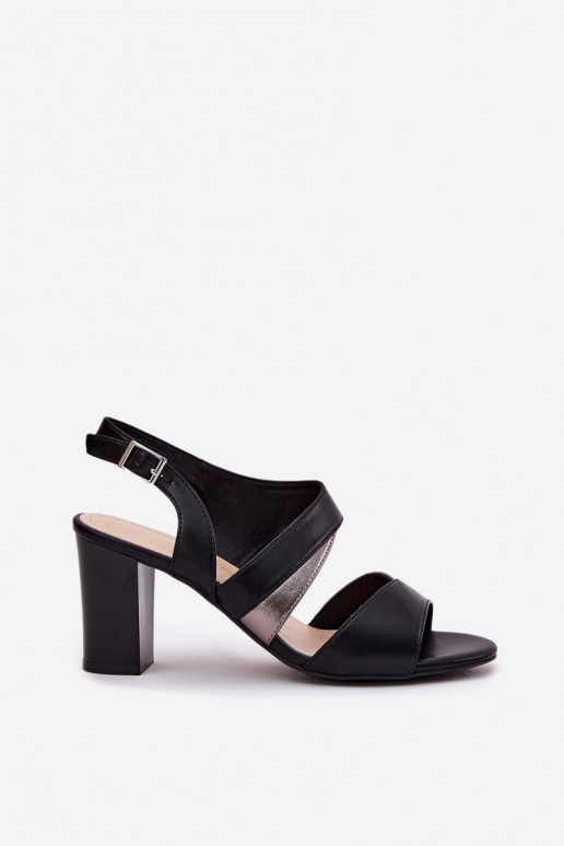 Damen-Sandalen mit hohen Absätzen Sergio Leone SK866 schZuarze Farbe Damen-Sandalen mit hohen Absätzen Sergio Leone SK866 schZuarze Farbe