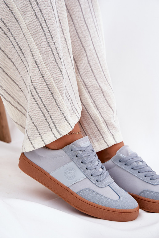 Sneakers Stilvollllschuhe Feminin Big Star RR274805 blaue Farbe