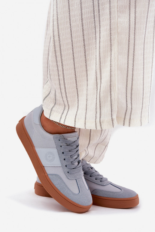 Sneakers Stilvollllschuhe Feminin Big Star RR274805 blaue Farbe