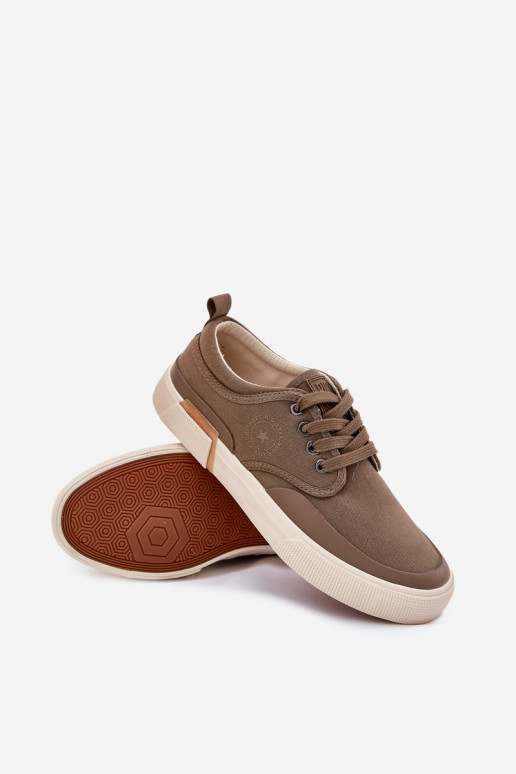 Freizeitschuhe für Herren Big Star RR174064 Khaki-Farbe  Freizeitschuhe für Herren Big Star RR174064 Khaki-Farbe