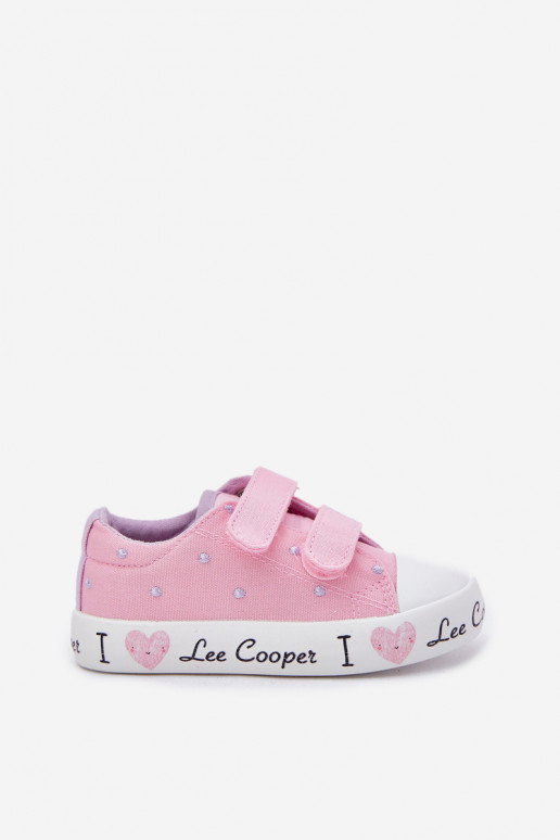 lässige Schuhe Kindisch mit Klebeverschlüssen Lee Cooper LCIN-25-02-3265K pinke Farbe
