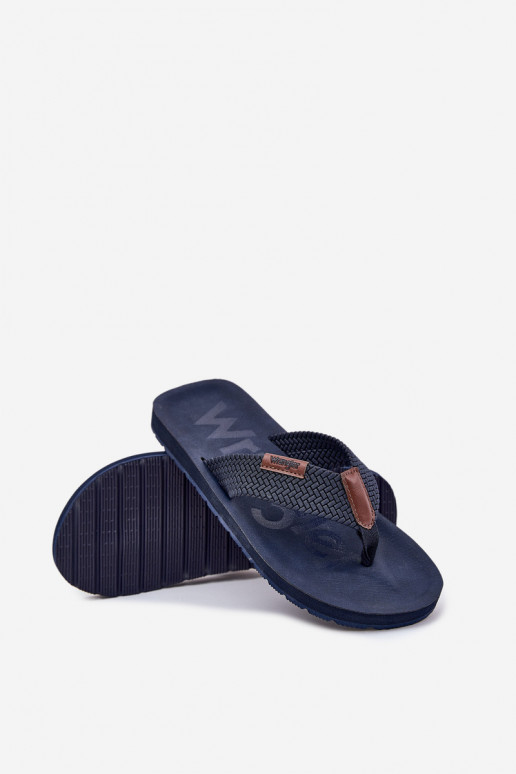 Hausschuhe Hausschuhe Männlich INRANGLER ZANE FLIPFLOP MEN LOIN 20251044.24H Dunkelblau