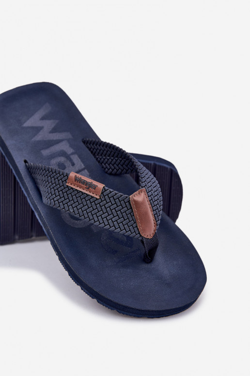 Hausschuhe Hausschuhe Männlich INRANGLER ZANE FLIPFLOP MEN LOIN 20251044.24H Dunkelblau