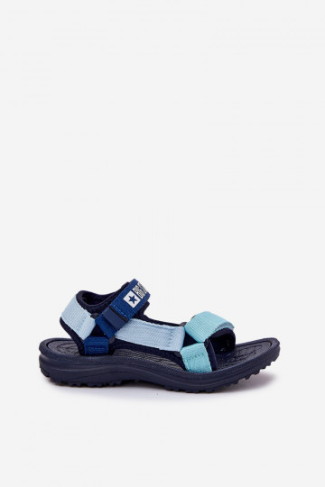 Sandalen Kindisch mit Klebeverschlüssen Big Star RR374520 Dunkelblau 2