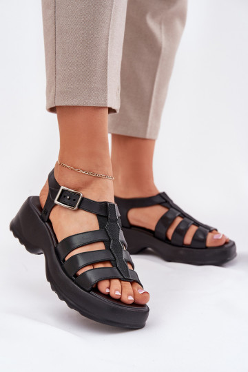 Damensandalen Duftend ZAXY RR285117 schZuarze Farbe