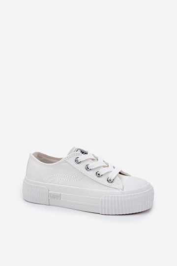 Weiße Kinder-Sportschuhe, LEE ISLA C LOIN JR 50251058