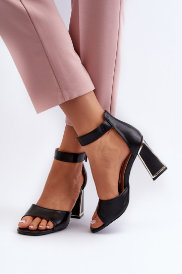 Schwarze elegante Damen High Heels, „Rosazara" 2
