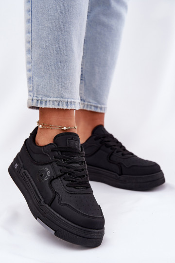 Niedrig Sneakers Stilvollllschuhe Feminin Big Star RR274A311 HI-POLY SYSTEM schZuarze Farbe 2