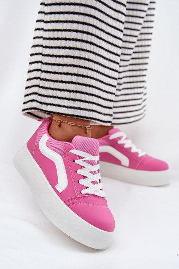 Rosa Damen Sneakers im sportlichen Stil mit Plateau, „Tellnira"