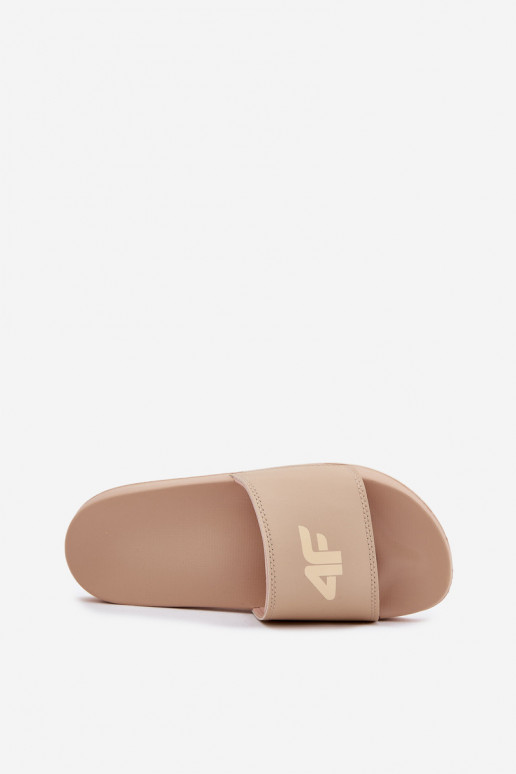 Damenhausschuhe 4F 4FRMM00FSLIF010-83S Beige