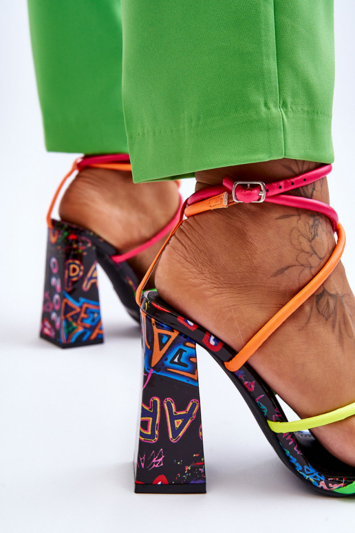 Modisch Sandalen mit hohen Absätzen Verschiedene Farben Josette