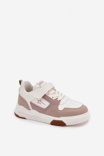 Sandfarbene Kinder-Sportschuhe, Big Star RR374055