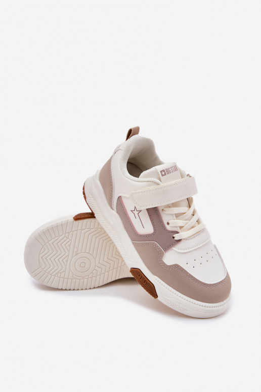  Sneakers Stilvollllschuhe Kindisch Big Star RR374055 Beige