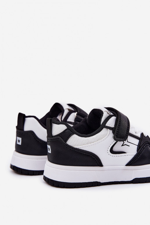  Sneakers Stilvollllschuhe Kindisch Big Star RR374052 INeiß-schZuarze Farbe