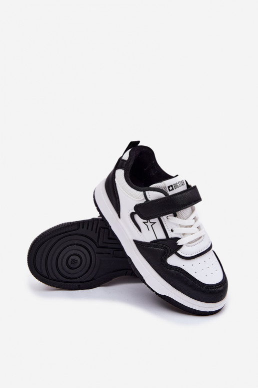  Sneakers Stilvollllschuhe Kindisch Big Star RR374052 INeiß-schZuarze Farbe