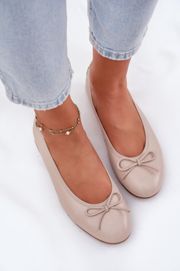 Ballerinas Feminin Es mussciejka P6800-04 Beige