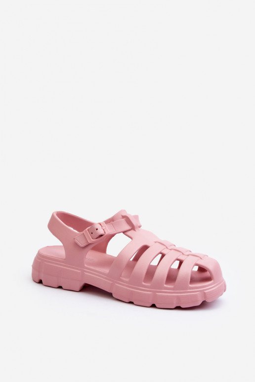 Feminin Leichte Hausschuhe Sandalen pinke Farbe Gasaria