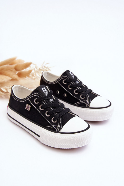 Klassische Freizeitschuhe für Kinder Big Star DD374163 in der Farbe Schwarz