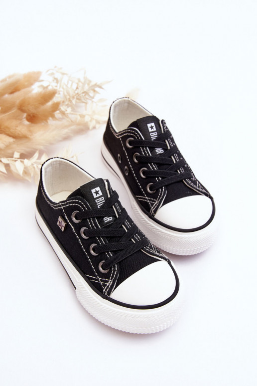 Klassische Freizeitschuhe für Kinder Big Star DD374163 in der Farbe Schwarz