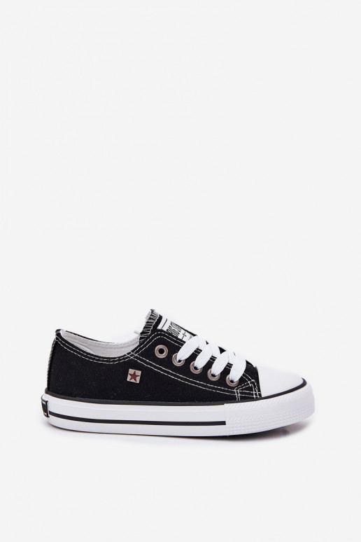 Klassische Freizeitschuhe für Kinder Big Star DD374163 in der Farbe Schwarz