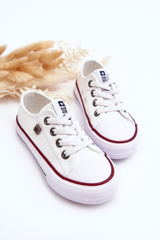 Kinder-Freizeitschuhe, klassisches Modell, Big Star DD374160, weiße Farbe Kinder-Freizeitschuhe, klassisches Modell, Big Star DD374160, weiße Farbe