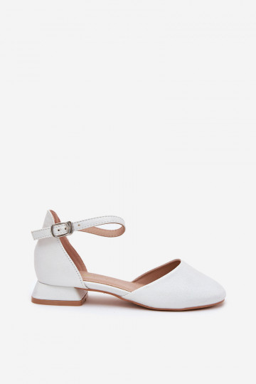 Kindisch Glänzende Sandalen Auf niedrigem Absatz Zueiße Farbe Nelly 2