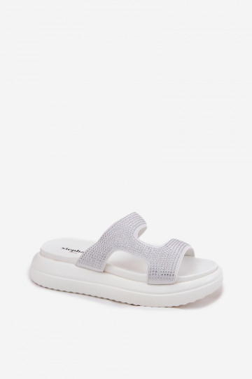 Dekoriert Damenhausschuhe mit einer Plattform Zueiße Farbe Jestella 2