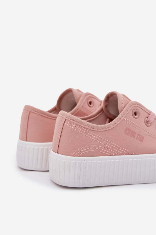 lässige Schuhe Kindisch mit Schnürsenkeln Big Star RR374011 pinke Farbe lässige Schuhe Kindisch mit Schnürsenkeln Big Star RR374011 pinke Farbe