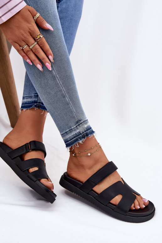 Damenhausschuhe Z mit Klebeverschlussem Vinceza 17401 schZuarze Farbe Damenhausschuhe Z mit Klebeverschlussem Vinceza 17401 schZuarze Farbe