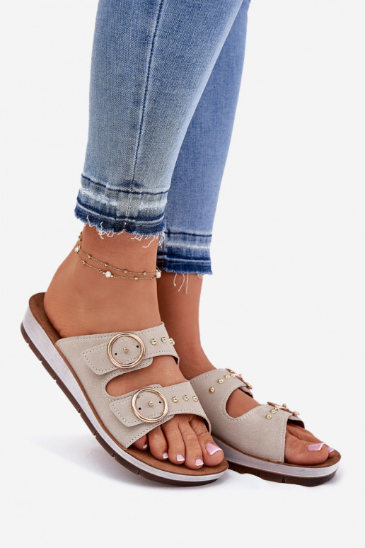 Bequeme Damenhausschuhe Inblu CP000054 Beige Bequeme Damenhausschuhe Inblu CP000054 Beige