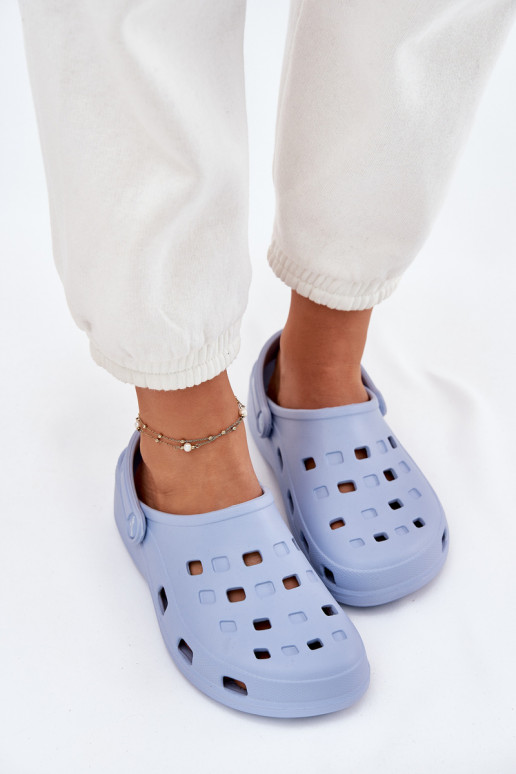 Damenhausschuhe Leichte Hausschuhe LEMIGO 806 blaue Farbe Damenhausschuhe Leichte Hausschuhe LEMIGO 806 blaue Farbe