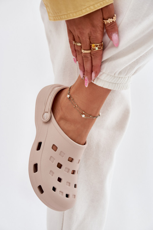 Damenhausschuhe Leichte Hausschuhe LEMIGO 806 Beige