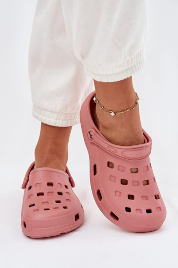 Leichte Damenpantoffeln LEMIGO 806 rosa 2