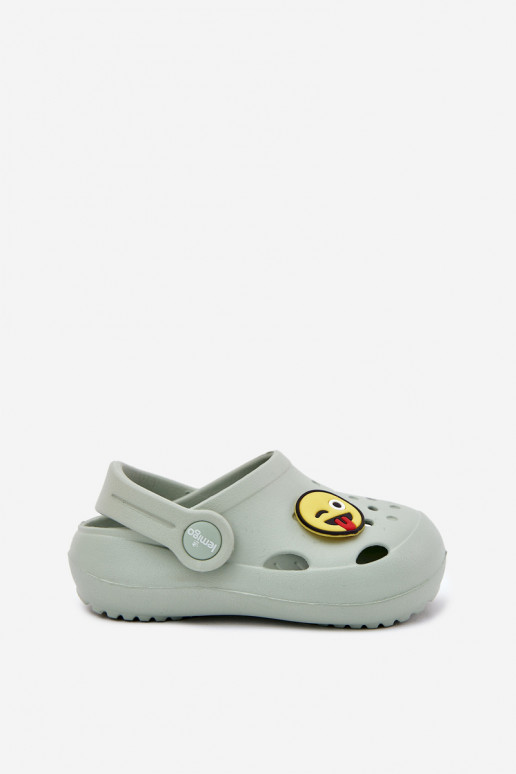 Hausschuhe Kindisch Leichte Hausschuhe Z Przypinką LEMIGOSE 880 Mintfarbe Hausschuhe Kindisch Leichte Hausschuhe Z Przypinką LEMIGOSE 880 Mintfarbe