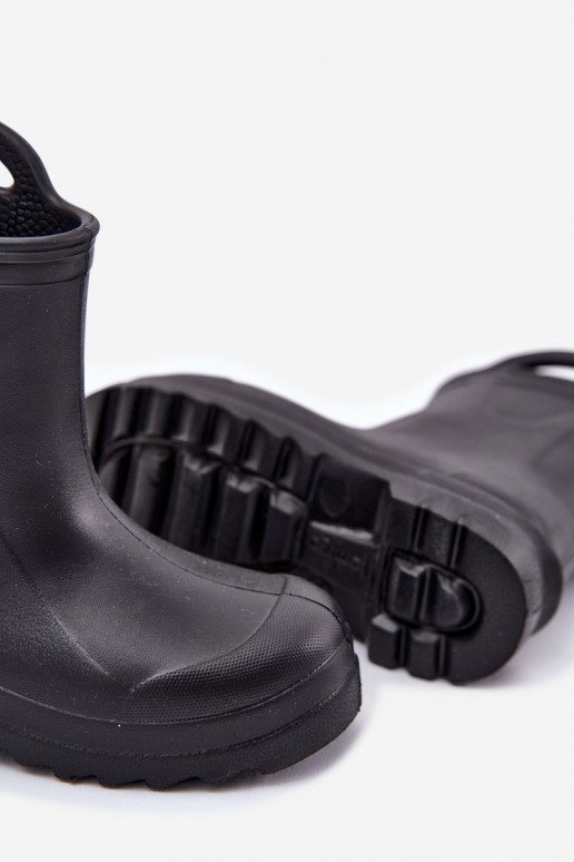 Kindisch Gummistiefel LEMIGO DOGGY 735 schZuarze Farbe