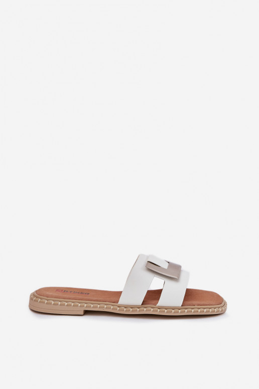 Hausschuhe FrauenZuohnung Mit Dekorationen Detalem Artiker 56C1334 Zueiße Farbe Hausschuhe FrauenZuohnung Mit Dekorationen Detalem Artiker 56C1334 Zueiße Farbe