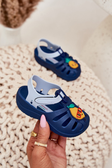 Sandalen Kindisch mit Klebeverschlüssen OZuoce 83615 Ipanema Summer XIV Baby Dunkelblau