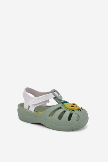 Sandalen Kindisch mit Klebeverschlüssen OZuoce 83615 Ipanema Summer XIV Baby grüne Farbe 2