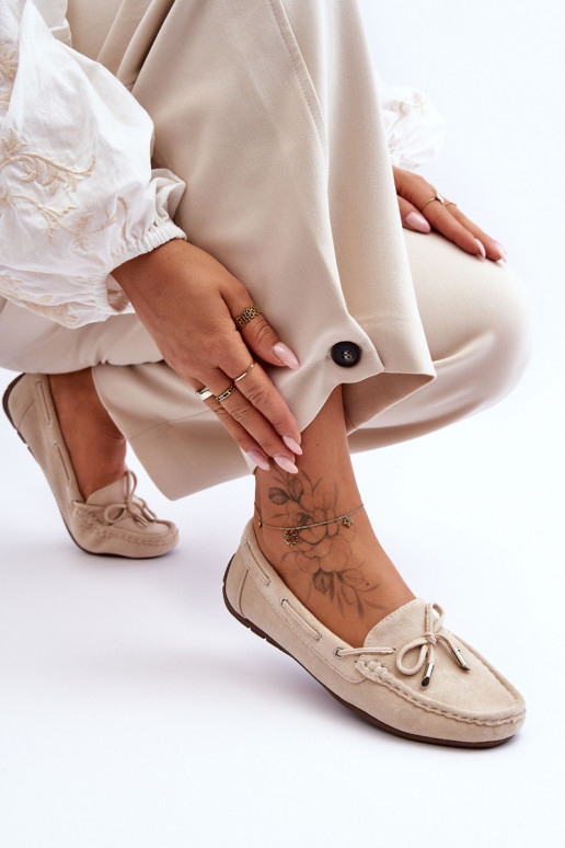 Elegante INildledermokassins Beige Si Passione Elegante INildledermokassins Beige Si Passione