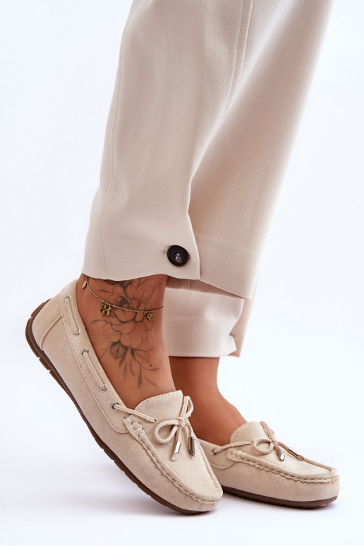 Elegante INildledermokassins Beige Si Passione Elegante INildledermokassins Beige Si Passione