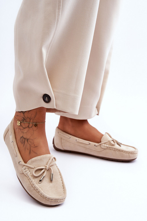 Elegante INildledermokassins Beige Si Passione Elegante INildledermokassins Beige Si Passione