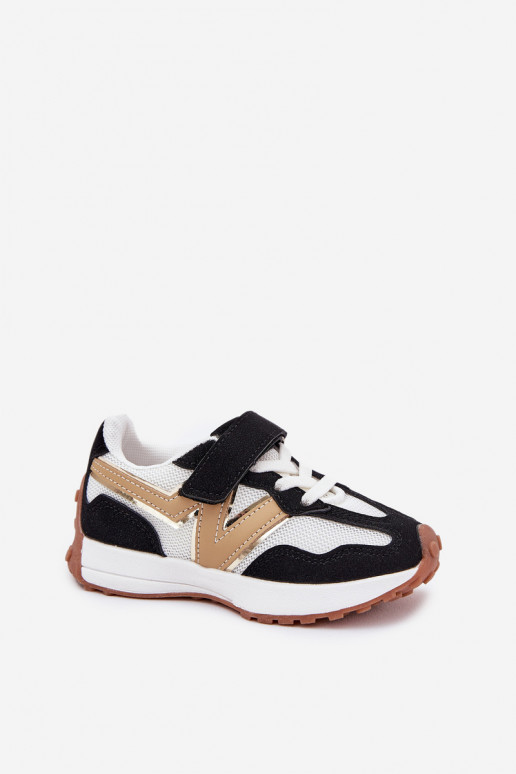 Sneakers Stilvollllschuhe Kindisch mit Klebeverschlüssen INeiß-schZuarze Farbe Tezzu Sneakers Stilvollllschuhe Kindisch mit Klebeverschlüssen INeiß-schZuarze Farbe Tezzu