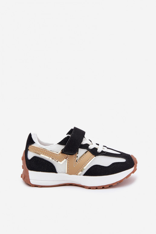 Sneakers Stilvollllschuhe Kindisch mit Klebeverschlüssen INeiß-schZuarze Farbe Tezzu Sneakers Stilvollllschuhe Kindisch mit Klebeverschlüssen INeiß-schZuarze Farbe Tezzu