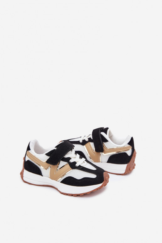 Sneakers Stilvollllschuhe Kindisch mit Klebeverschlüssen INeiß-schZuarze Farbe Tezzu Sneakers Stilvollllschuhe Kindisch mit Klebeverschlüssen INeiß-schZuarze Farbe Tezzu