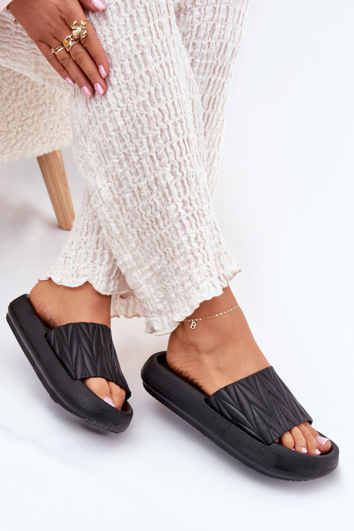 Damenhausschuhe Leichte Hausschuhe mit einer Plattform schZuarze Farbe Vanesha Damenhausschuhe Leichte Hausschuhe mit einer Plattform schZuarze Farbe Vanesha