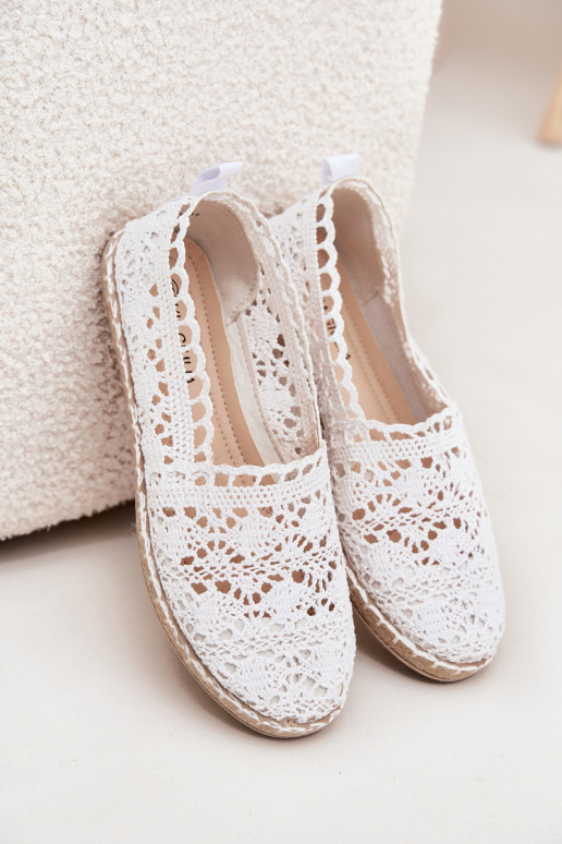 Espadrilles aus Spitze Feminin Zueiße Farbe Adelira