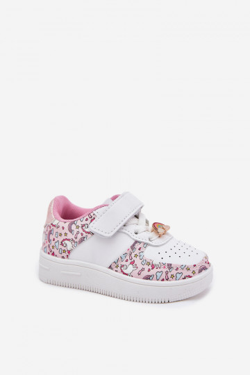 Kinder-Sneaker Turnschuhe Einhörner pinke Farbe Thalia 2