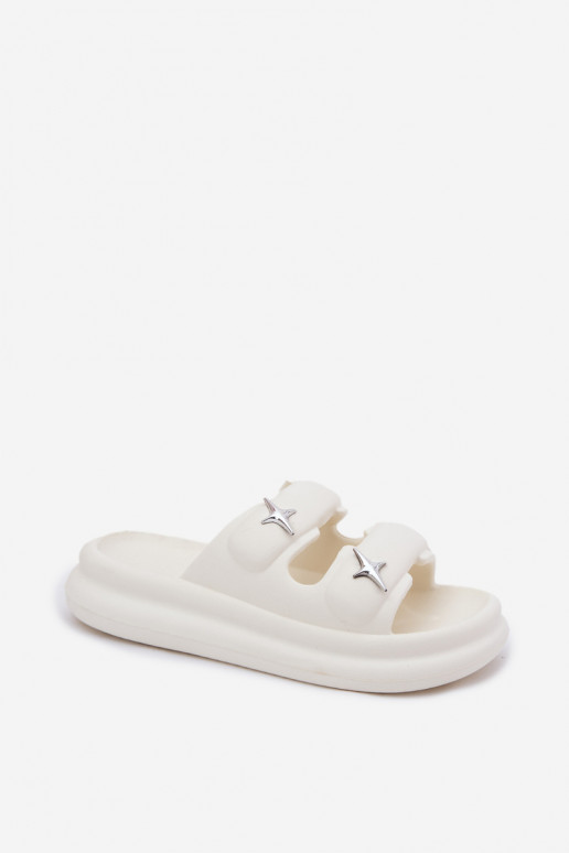 Leichte Hausschuhe Damenhausschuhe mit einer Plattform elfenbeinfarbe FaloZuena Leichte Hausschuhe Damenhausschuhe mit einer Plattform elfenbeinfarbe FaloZuena